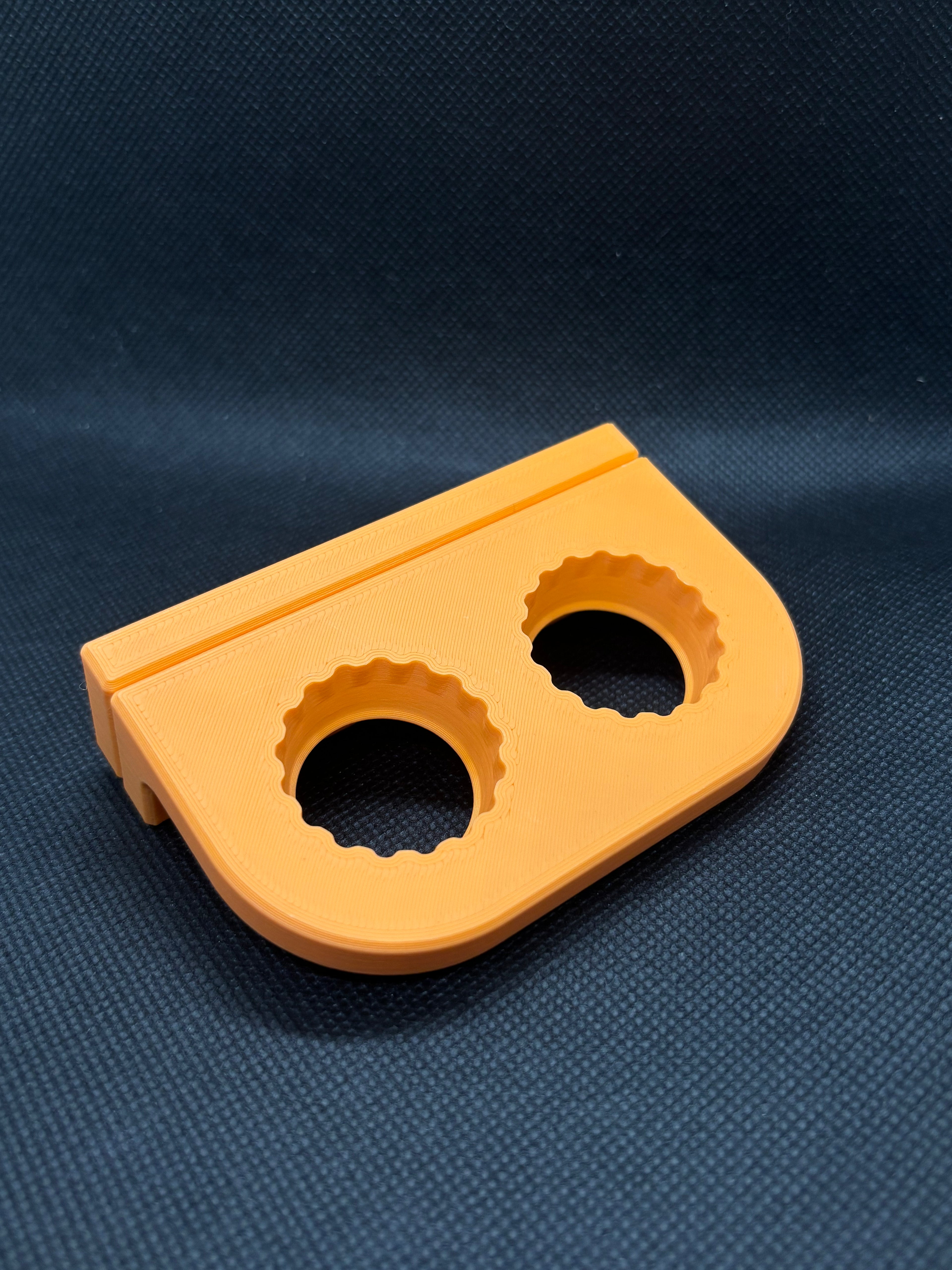 Magnetic Double Bottle Cap Feeding Ledge