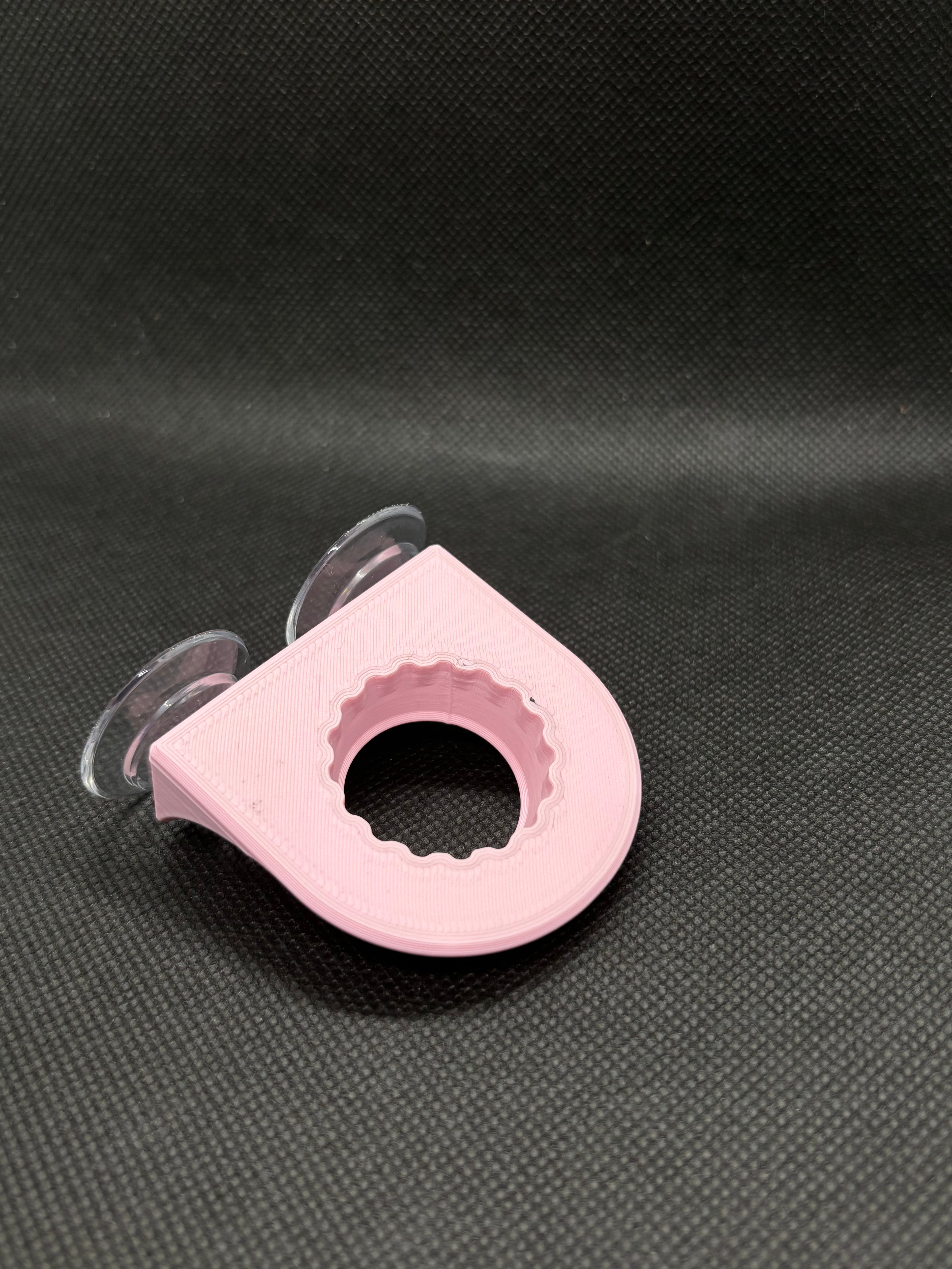 Suction Cup Single Bottle Cap Feeding Ledge