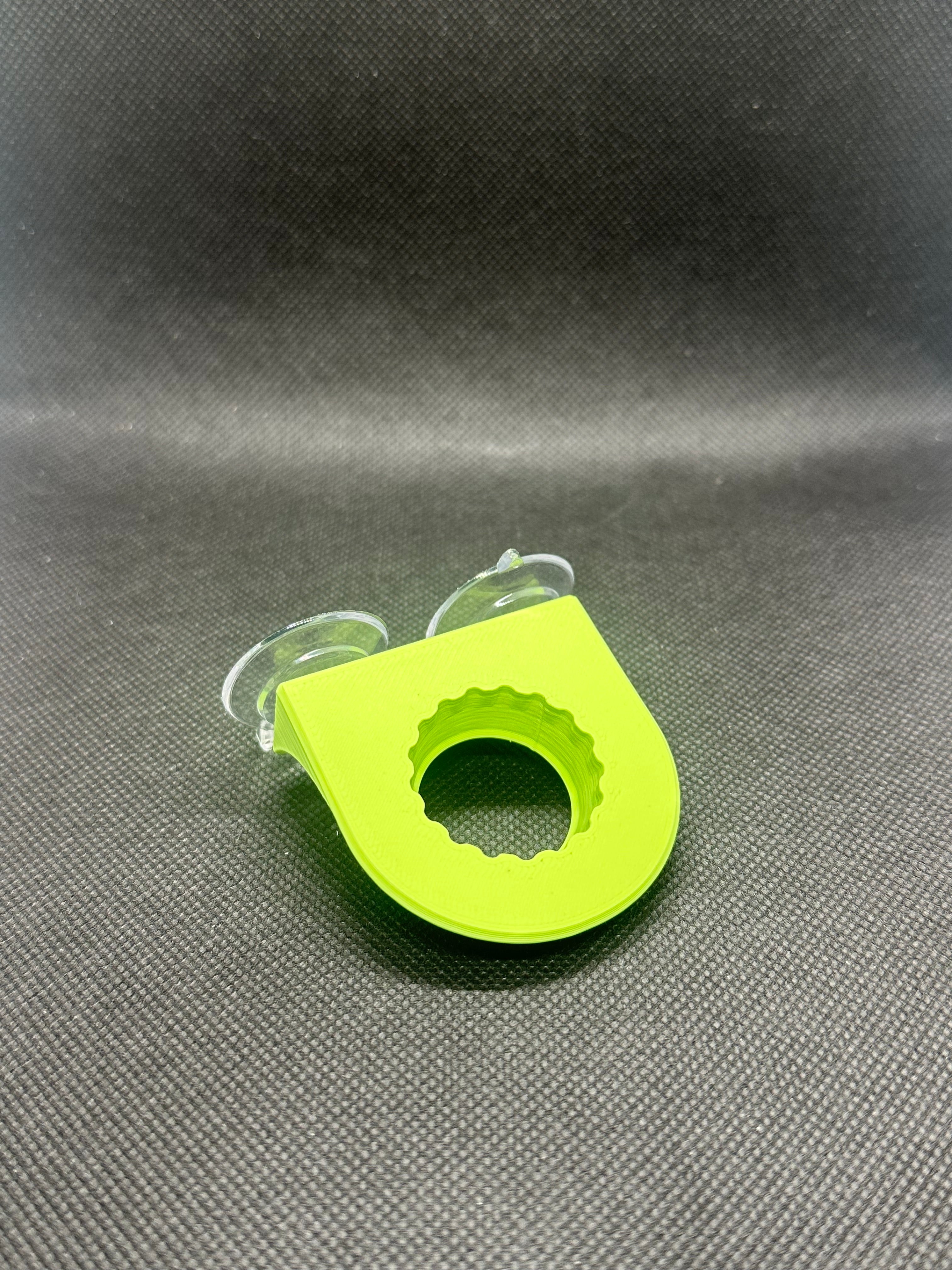 Suction Cup Single Bottle Cap Feeding Ledge