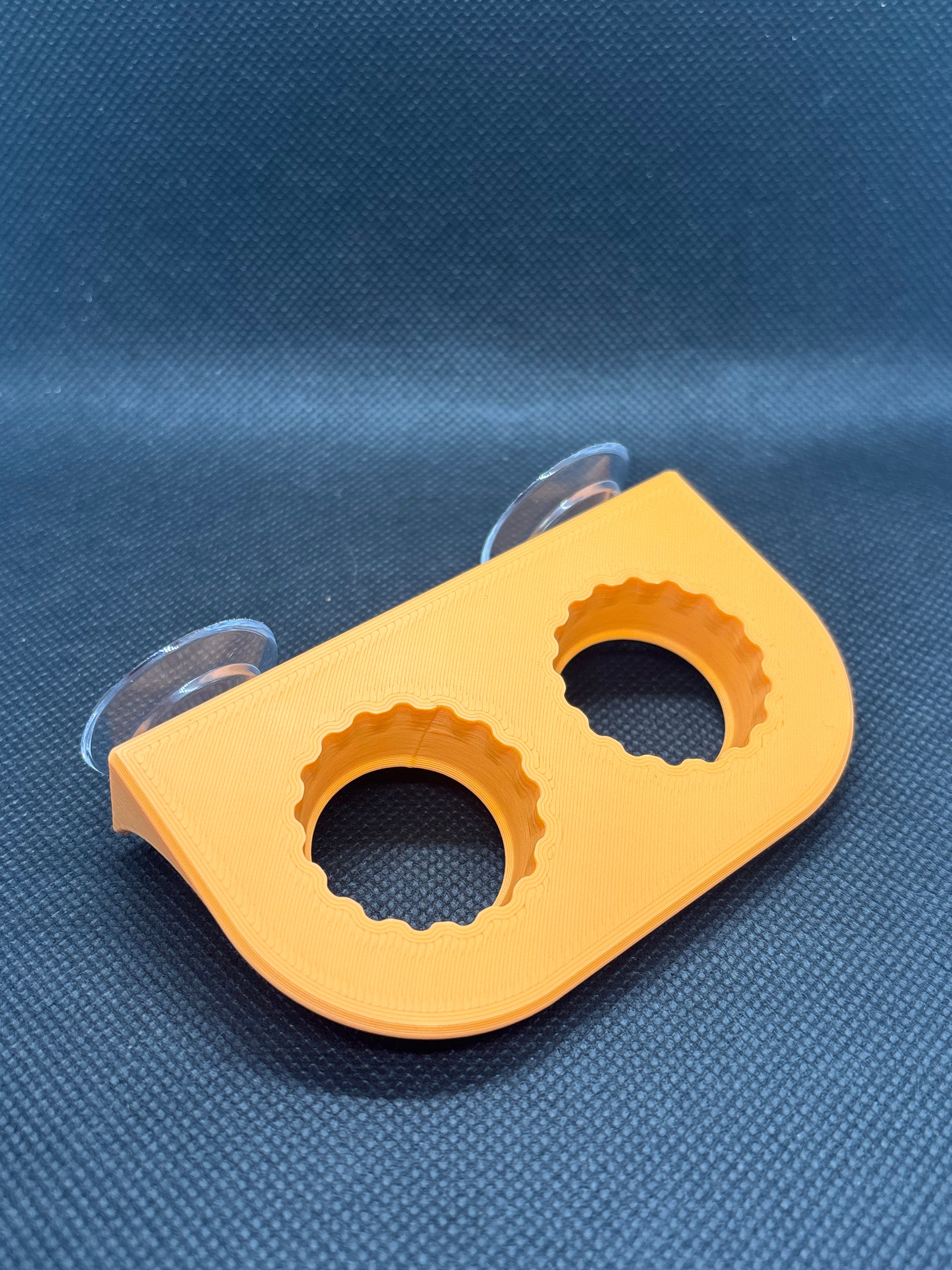 Suction Cup Double Bottle Cap Feeding Ledge