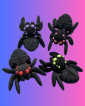 Small Black w/ Eye Color Spider